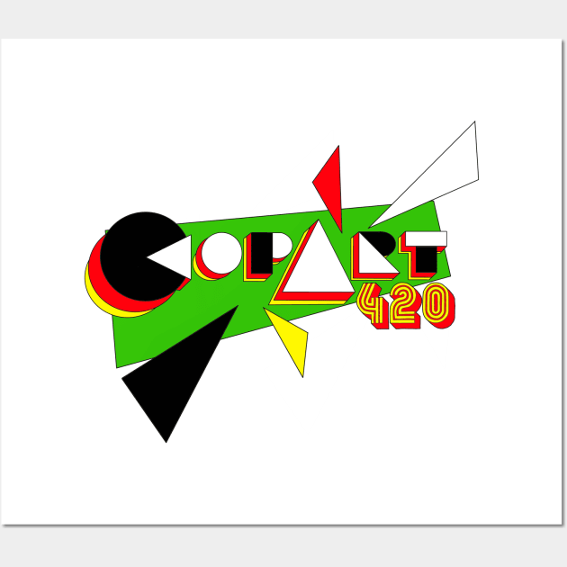 CopArt420 logo Obnoxigen Design Wall Art by copart420